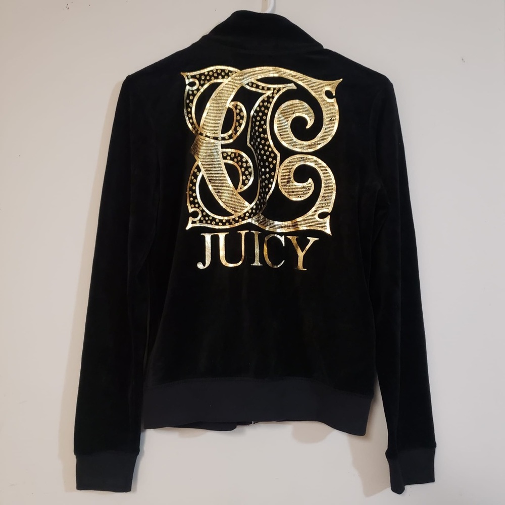 NWT Juicy Couture velvet zip up sweatshirt